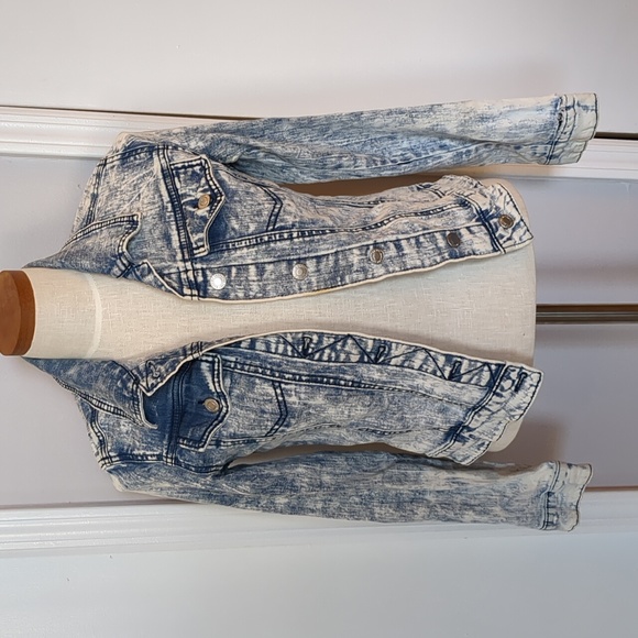 Acid Washed "Denim" Jacket - Picture 1 of 6